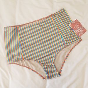 NWT Kortni Jeane High Waisted Swimsuit Bottoms